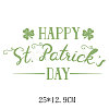 Saint Patrick's Day Theme PET Sublimation Stickers PW-WG82990-08-1