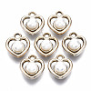 ABS Plastic Imitation Pearl Charms OACR-R248-004LG-1