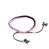 Adjustable Waxed Polyester Cord Braided Bracelets BJEW-JB04600-3