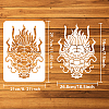 Plastic Drawing Painting Stencils Templates DIY-WH0396-0066-2