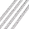 Tarnish Resistant 304 Stainless Steel Cuban Link Chains CHS-G010-02P-1