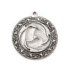 Tibetan Style Alloy Pendants PALLOY-B008-07AS-1