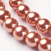 Glass Pearl Beads Strands HY-8D-B36-2
