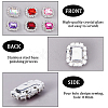 Gorgecraft 30Pcs 6 Colors Sew on Rhinestone DIY-GF0007-85-6