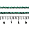 Synthetic Malachite Beads Strands G-B090-A13-01-5