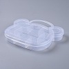 11 Compartments Bear Plastic Storage Box X-CON-P006-01-2