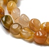 Natural Botswana Agate Beads Strands G-D081-A10-02-4