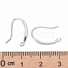 Rhodium Plated 925 Sterling Silver Earring Hooks STER-K168-096P-3