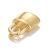 Rack Plating Real 18K Gold Plated Brass Pendants KK-E275-02G-2