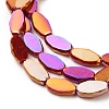 Electroplate Opaque Glass Beads Strands EGLA-J150-A-FR-4