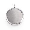 316 Surgical Stainless Steel Diffuser Locket Pendants STAS-P102-089B-3