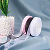 Breast Cancer Pink Awareness Ribbon Making Materials Sheer Organza Ribbon RS20mmY043-7