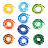  10 Strands 10 Colors Transparent Glass Beads Strands GLAA-TA0001-77-1