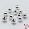 925 Sterling Silver Spacer Beads STER-K171-45S-6mm-1