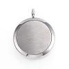 316 Surgical Stainless Steel Diffuser Locket Pendants STAS-P102-033G-3