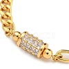 Brass Micro Pave Cubic Zirconia Bracelets for Women BJEW-U008-12G-2