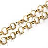 304 Stainless Steel Rolo Chains Necklaces X-NJEW-O051-02G-2