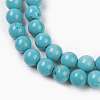 Natural Magnesite Beads Strands TURQ-P027-21A-6mm-3