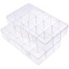 Rectangle Plastic Bead Storage Containers CON-PH0002-05-1