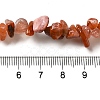 Natural South Red Agate Chips Bead Strands G-M205-40-3