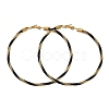 Ion Plating(IP) 304 Stainless Steel Ring Hoop Earrings for Women EJEW-M023-08E-1