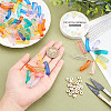 SUPERFINDINGS DIY Chunky Tube Beaded Stretch Bracelet Making Kits DIY-FH0004-53-3
