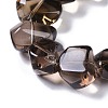 Natural Smoky Quartz Beads Strands G-B072-C01-02-3