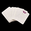 50Pcs Rectangle Paper Crown Print Earring Display Cards CDIS-M008-01B-2