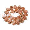Natural Sunstone Beads Strands G-G072-A03-02-3
