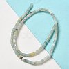Natural Flower Amazonite Beads Strands G-B064-A35-2