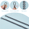   2Pcs Aluminum Curb Chain Bag Shoulder Straps FIND-PH0018-55B-4