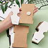 Cardboard Fold Over Paper Display Hanging Cards & Hair Clip Display Cards CDIS-TA0001-09-18