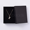 Unicorn Brass Pendant Necklaces NJEW-JN02575-M-7