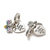 Rack Plating Alloy Colorful Enamel European Dangle Charms FIND-Q115-01AS-2