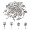 40Pcs 2 Styles Tibetan Style Alloy Pendants TIBEP-YW0001-78-1