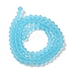 Imitate Austrian Crystal Frosted Glass Beads Strands EGLA-A039-T6mm-MD20-2