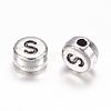 Alloy Letter Beads PALLOY-G190-AS-S-2