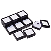 Square Plastic Loose Diamond Display Boxes CON-WH0092-61B-02-1