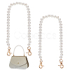   2Pcs ABS Plastic Imitation Pearl Beaded Bag Straps AJEW-PH0003-99A-8
