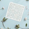 Plastic Reusable Drawing Painting Stencils Templates DIY-WH0172-957-3