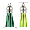 60Pcs 4 Colors Faux Suede Tassel Pendant Decorations FIND-LS0001-04B-4