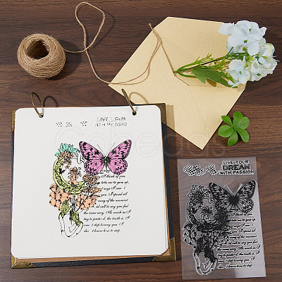 Clear Silicone Stamps DIY-WH0504-66B-1