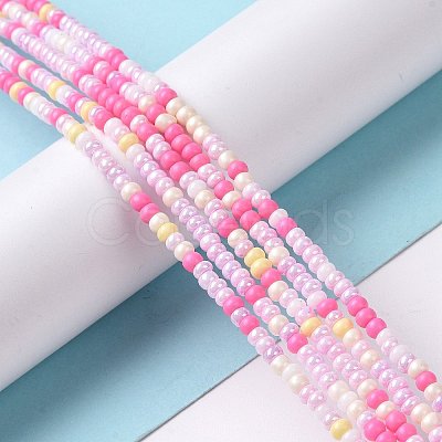 Glass Seed Bead Strands LAMP-B021-04D-1