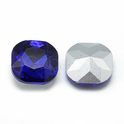 Pointed Back Glass Rhinestone Cabochons RGLA-T032-10x10mm-11-1