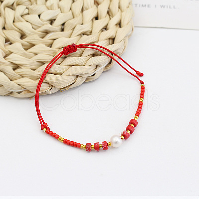  Colorful Beaded Bracelet Sweet and Cute Girl Style Adjustable Imitation Pearl Bracelet Versatile Bracelet AR4716-1-1