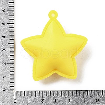 PVC Opaque Plastic Big Pendants KY-D022-02-1