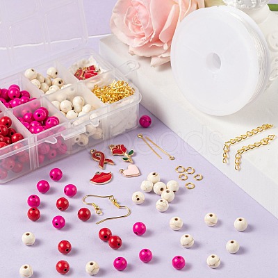 DIY Jewelry Set Making Kits for Valentine's Day DIY-LS0001-82-1