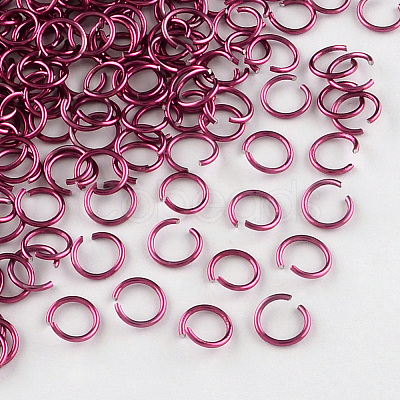 Aluminum Wire Open Jump Rings X-ALUM-R005-0.8x6-03-1