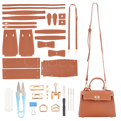 DIY Imitation Leather Handbag Making Kits DIY-WH0374-63B-1