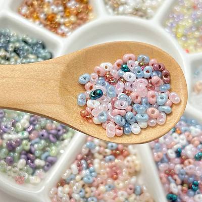 Transparent Glass Seed Beads FIND-U017-18E-1